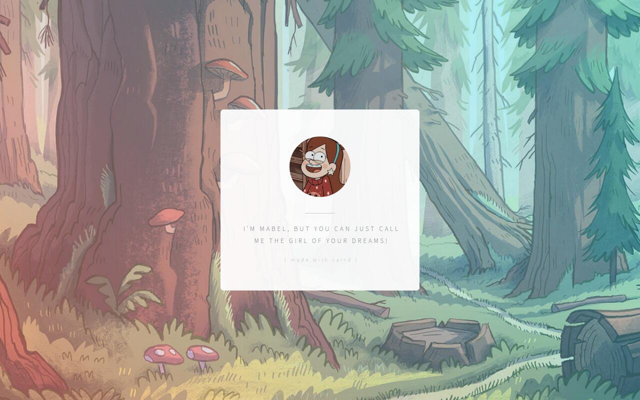 Carrd profile picture for @pines